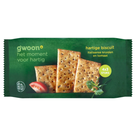 G'woon Hartige Biscuit Italiaanse Kruiden & Tomaat Product Image