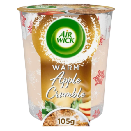 Air Wick Scented Candle Warm Apple Crumble Product Image