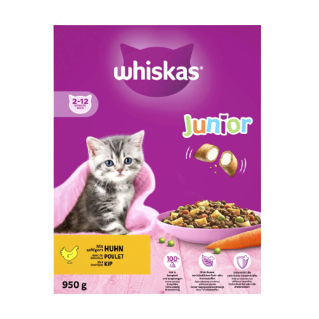 Whiskas Kattenvoer Junior Kip Product Image