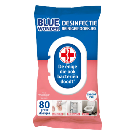 Blue Wonder Desinfectie Reiniger Doekjes Product Image