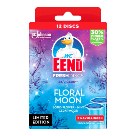 WC Eend Fresh Discs First Kiss Flowers Navul Product Image