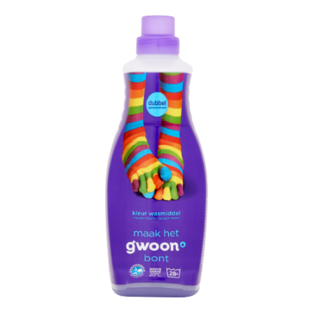 G’woon Kleur Wasmiddel Dubbel Geconcentreerd Product Image