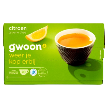 G'woon Groene Thee Citroen Product Image