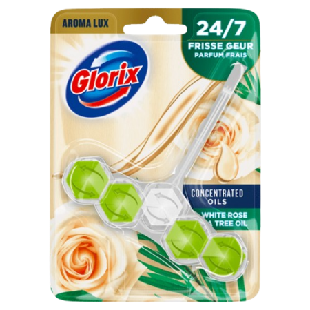 Glorix Toiletblokjes White Rose & Tea Tree Oil Product Image