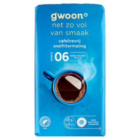 G'woon Cafeïnevrij Snelfiltermaling Product Image