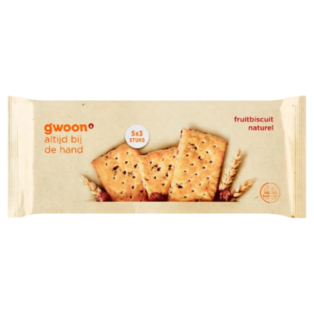 G’woon Fruitbiscuit Naturel Product Image