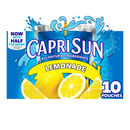 Capri-Sun Juice Drink Waters Lemonade Product Image