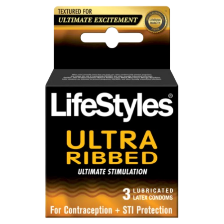 Lifestyles Condoms Ultra Ribbed Product Image