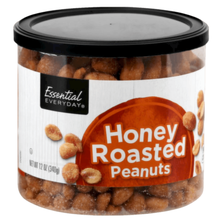 Essential Everyday Honey Roasted Peanuts Dry Product Image