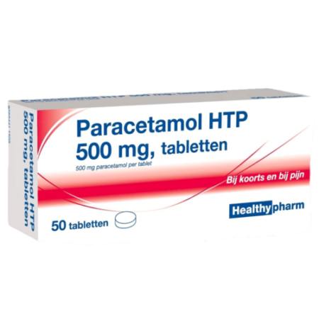 Healthypharm Paracetamol HTP 500 MG Tabletten Product Image
