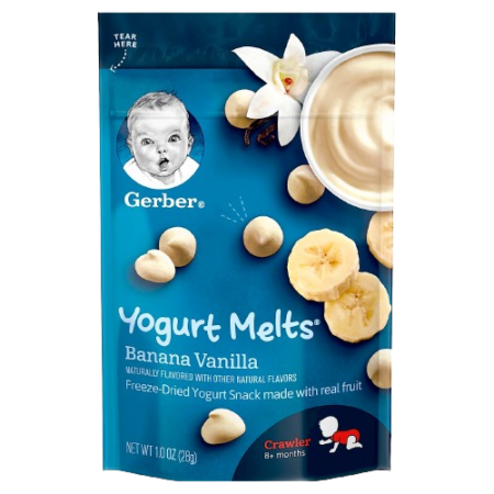 Gerber Yoghurt Melts Banana Vanilla Product Image