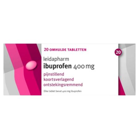 Leidapharm Ibuprofen 400 MG Omhulde Tabletten Product Image